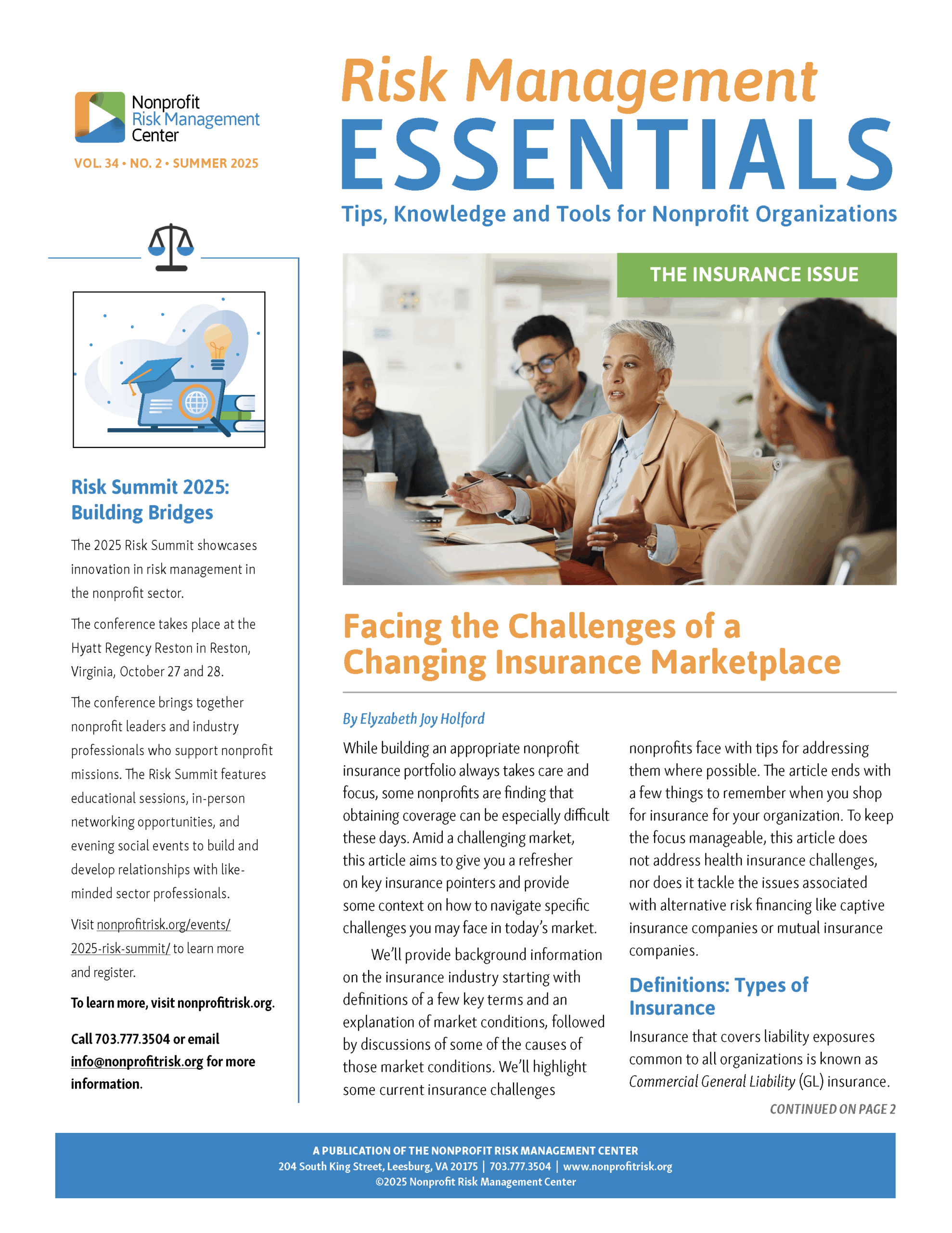 The Insurance Issue – Summer 2025