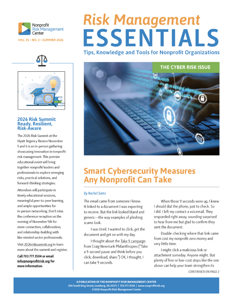 NRMC Risk Management Essentials Cyber Risk Issue
